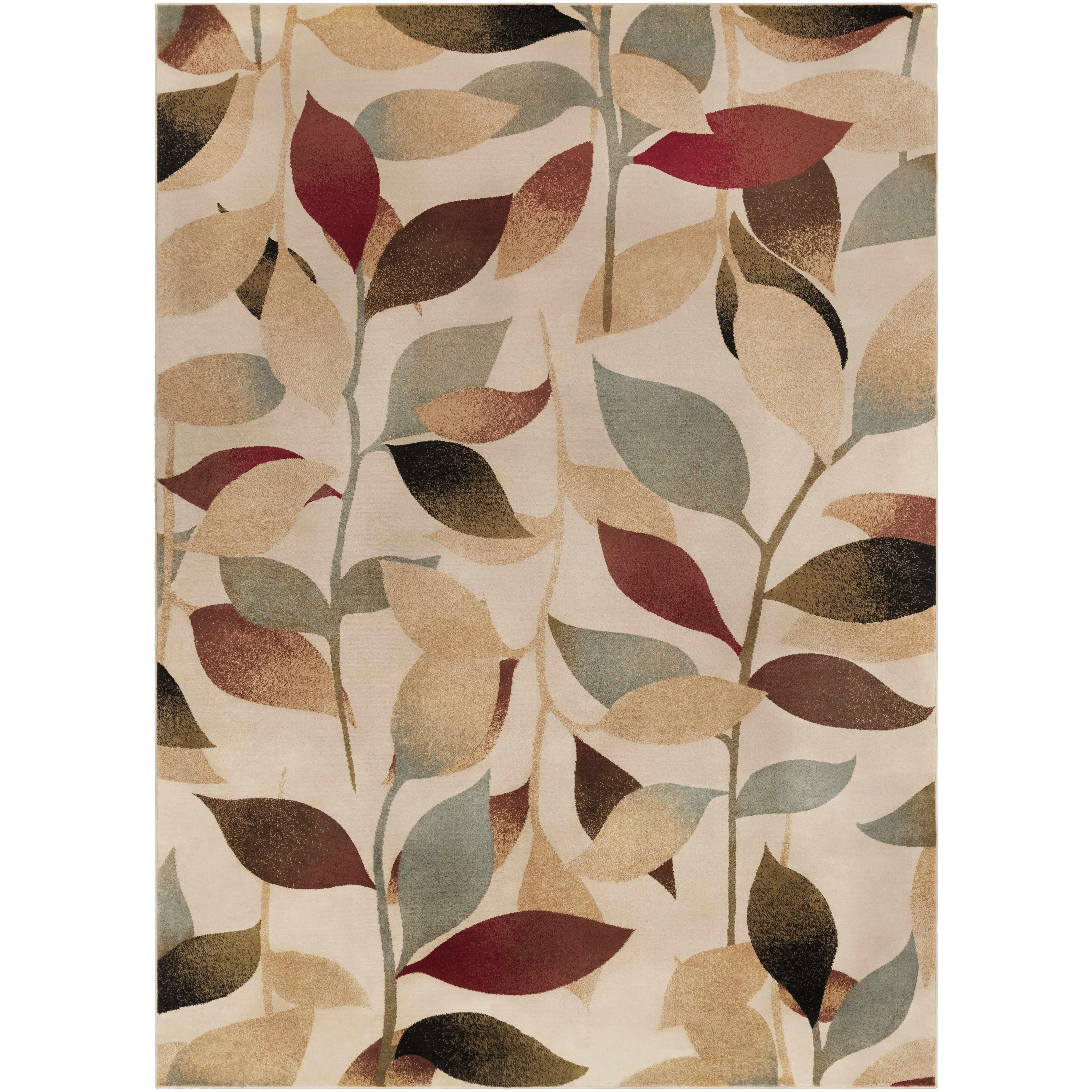 Ober Fall Leaves Home Decor Rug, Casual Area Rug for Living Room Decor