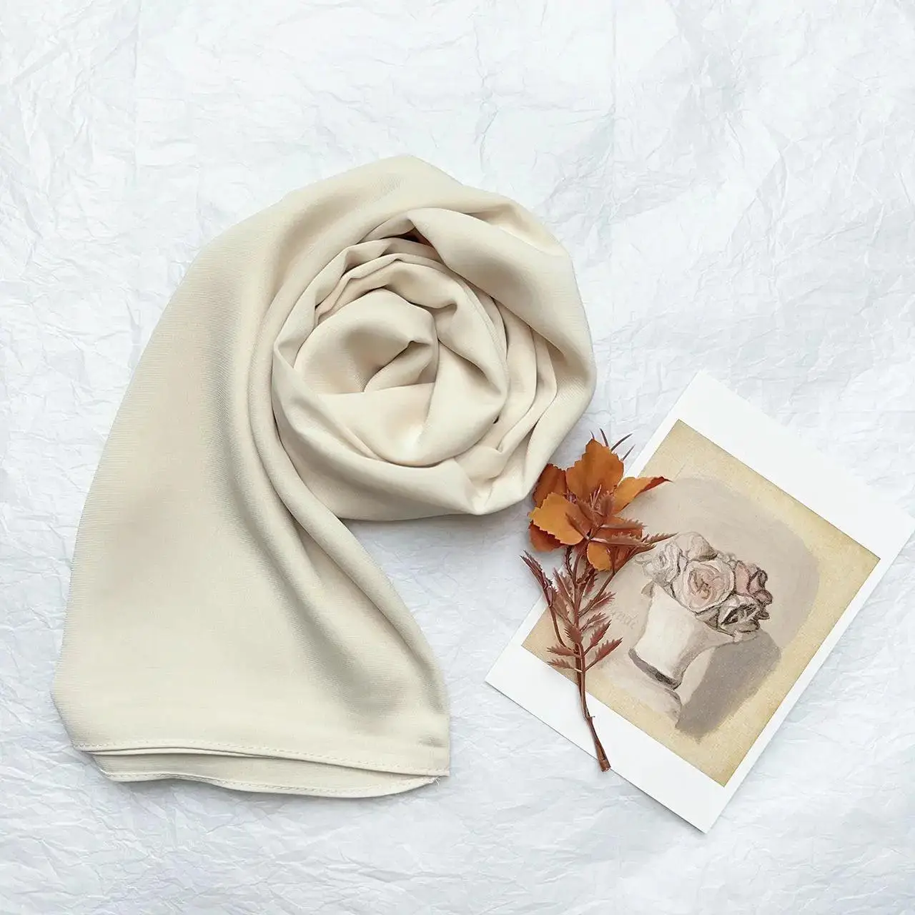 Chiffon Hijab MH005 - Lightweight and Breathable Hijab for Everyday Wear or Special Occasions in Multiple Colors - One Piece Design