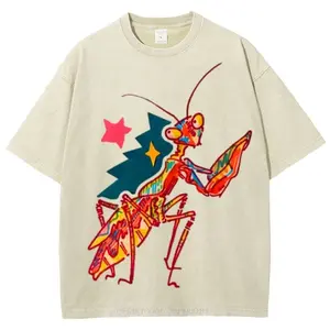 Night Mantis Unisex Vintage Washed Tee