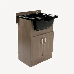 SANDEN Salon Shampoo Cabinet Set