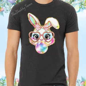 Easter Bubble Bunny DTF Transfers