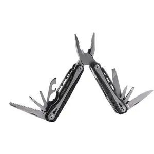 Stainless Steel Multi Tool Pliers with 12 Functions EDC Multi Purpose Tool for Home Repair and Outdoor Use Compact and Versatile
