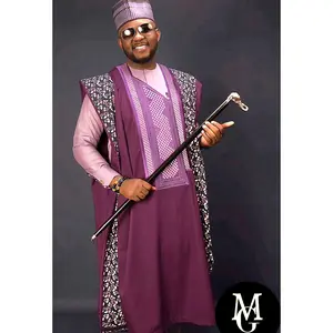 MG Prestige 4 Piece Yoruba Agbada Traditional Clothing AGP18