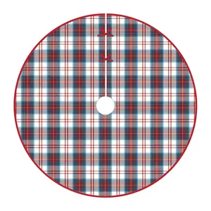 54" Morris Plaid Tree Skirt by Valerie