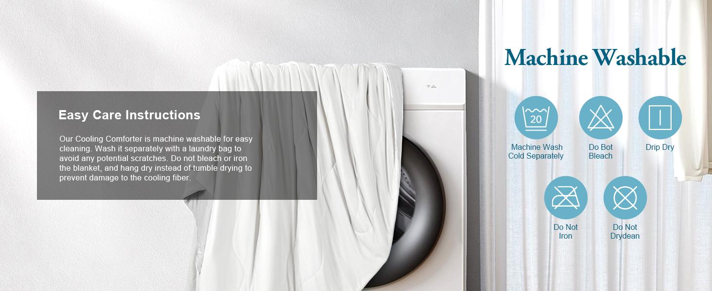 EASELAND Cooling Comforter – Summer Cool Blanket for Hot Sleepers & Night Sweats, Cold Touch Fabric Absorbs Body Heat, Double-Sided Cool Design, Soft & Fluffy, Ideal for Bed, Couch, Travel & Camping, All-Season Use