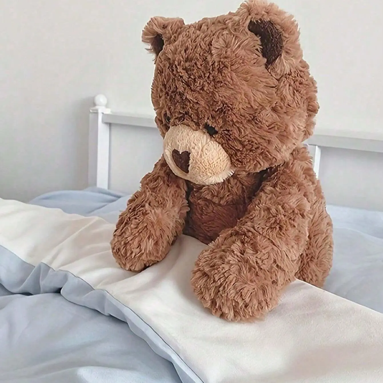 Soft Cute Plush Teddy Bear with Velvety Fur, Soft Huggable Stuffed Animal, Perfect Gift for Birthdays, Christmas, New Year, Valentine's Day, and Weddings