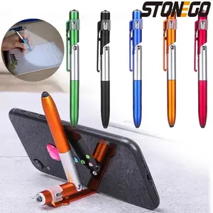 Multifunction 4-in-1 foldable ballpoint pen. Multifunction 4-in-1 foldable ballpoint pen.