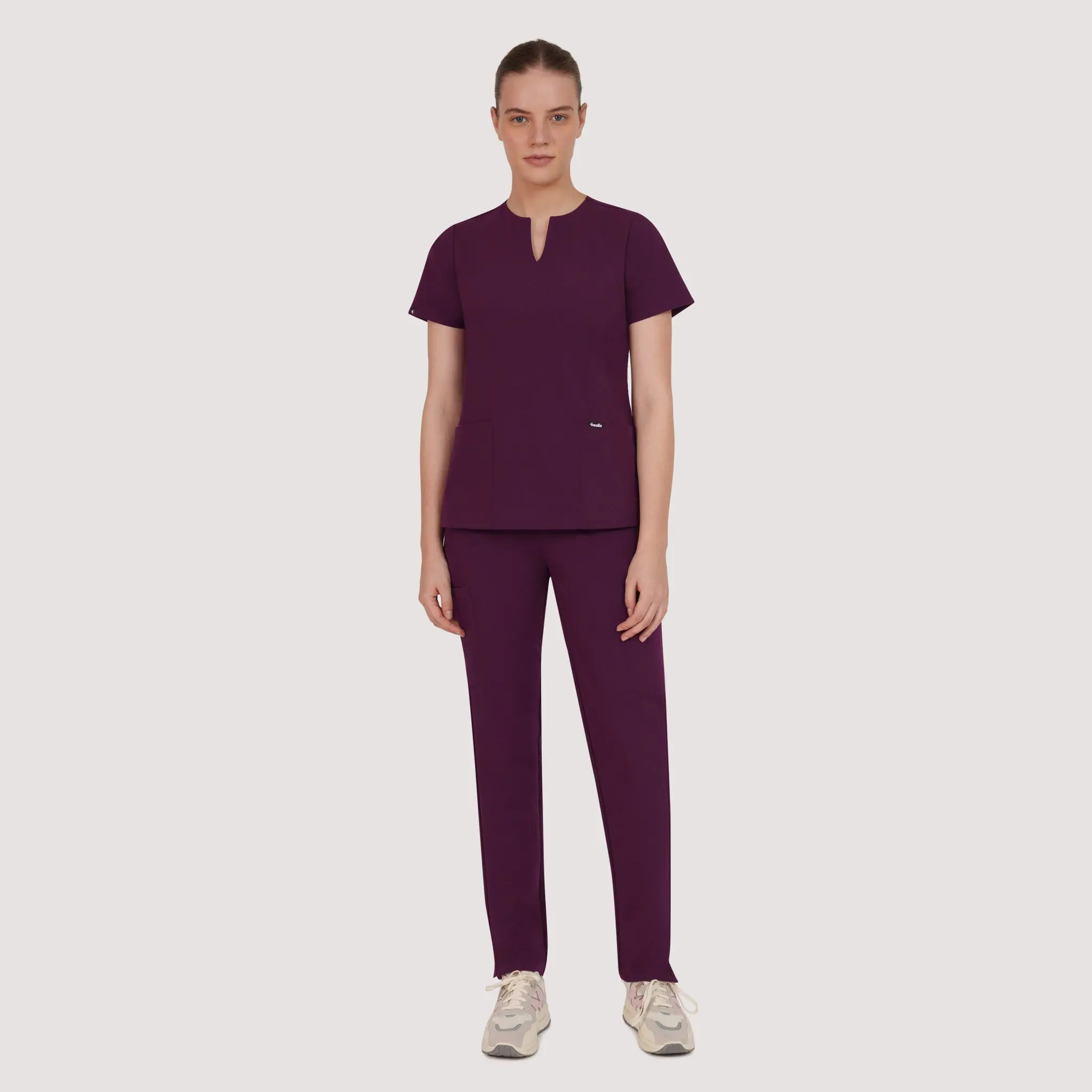 Nexa Six-Pocket Scrub Top