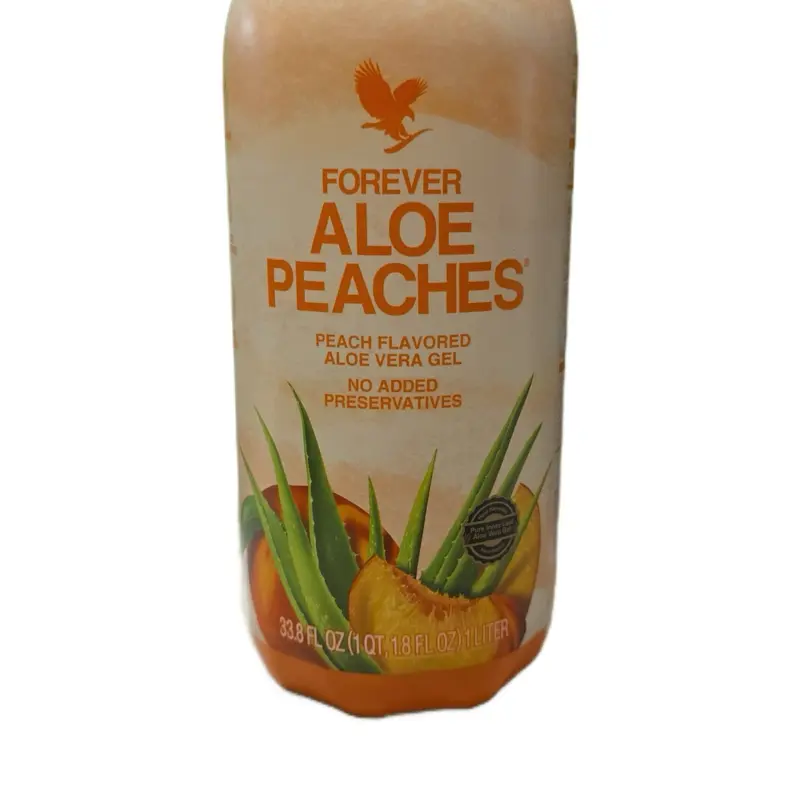 Forever Aloe Peaches Peach Flavored Aloe Vera Gel No Added Preservatives  33.8 FL OZ 1 Qt 1.18 FL OZ 1 Liter Healthy Beverage Healthy Drink - TikTok  Shop