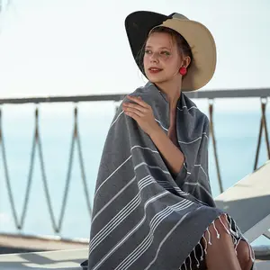 Turkish Beach Towel, Polyester Material, Extra Large 35.43x70.87 Inches, Sandproof, Quick Dry, Lightweight, Ideal for Travel, Swimming, Fitness, Bath, Beach Vacation, Quick Drying Towels