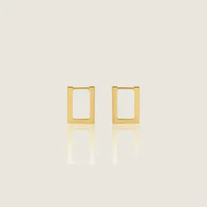 Modern Minimal Rectangle Earrings