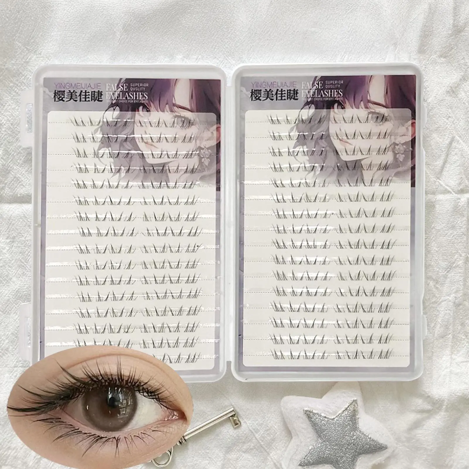 4-6mm Korean Style Lower Lashes Natural Fake Eyelashes No Glue False Eyelashes For Women Daily Wear Cosplay Diy Makeup 2026 New