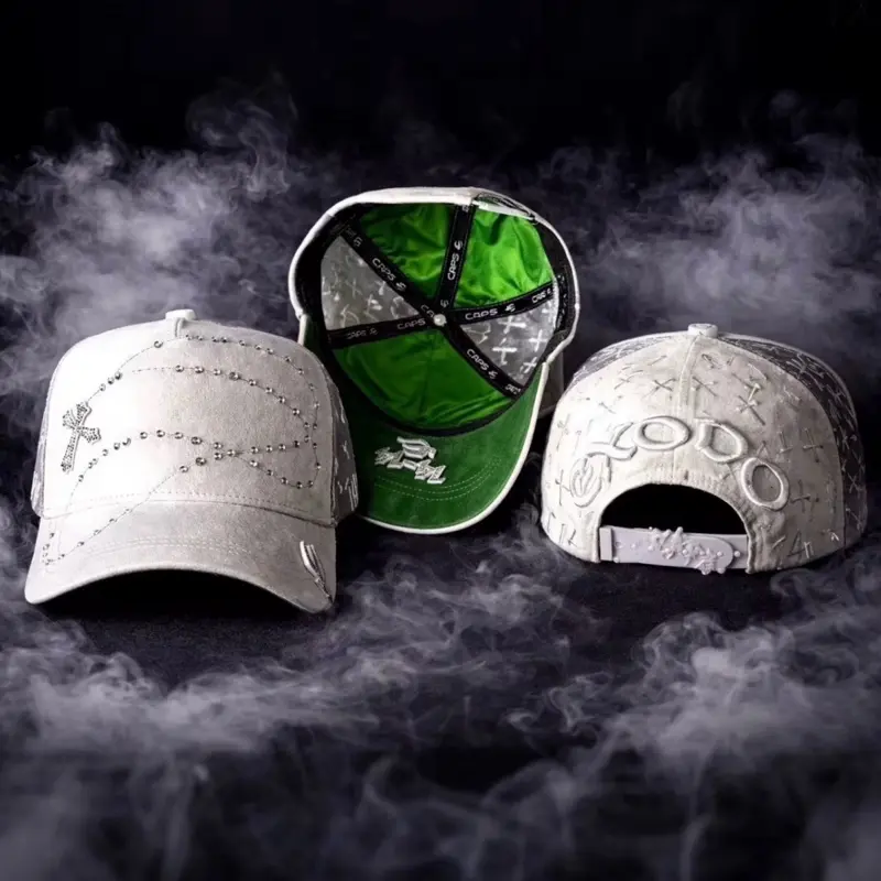 JC CAPS “ÉXODO 14-14 ROSARIO” WHITE - NEW- ️ FAST SHIPPING-no-box