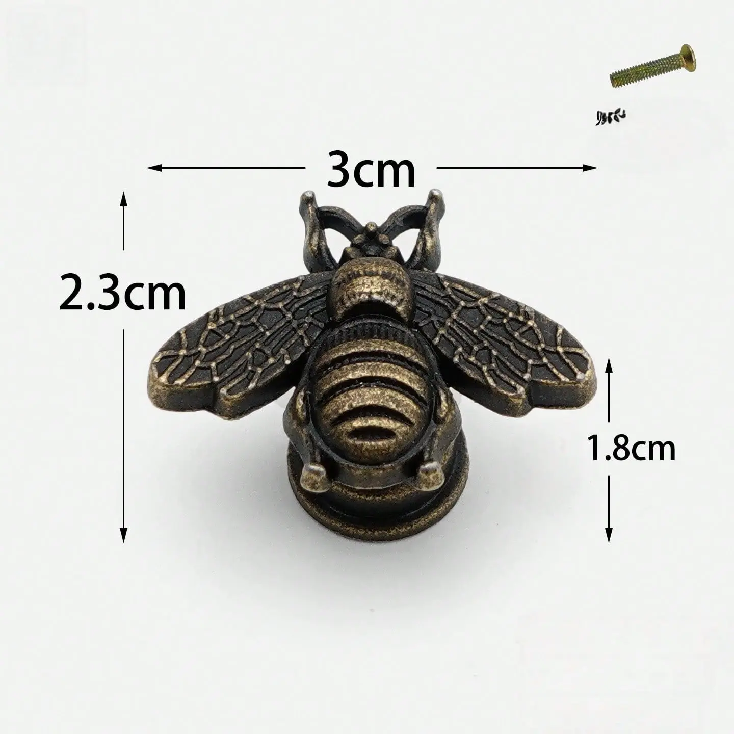High-End Antique Brass Drawer Handle, Vintage Shell Design, Half-Circle Cabinet Pull, Furniture Hardware with Screws Included, Cabinet Handles