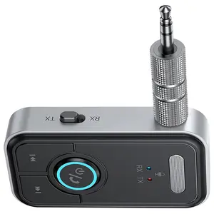 2-in-1 Bluetooth 5.3 Transmitter Receiver, Premium Wireless Audio Adapter for TV, Car, Home Stereo & Headphones