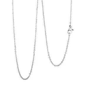 Cable Chain Necklace in Stainless Steel 18 Inches Christmas Gifts