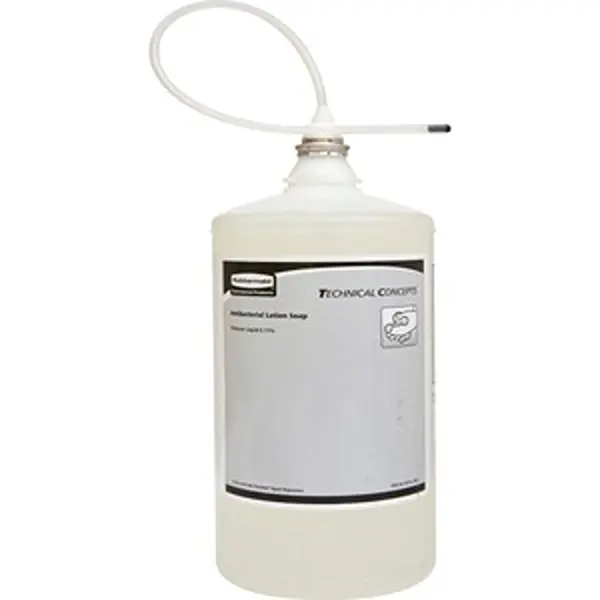 Rubbermaid Commercial Automatic Lotion Dispenser Refill - RCP2018582 Floral Anti-Bacterial Hand Lotion Soap, 800 ml Oneshot, Mount-Compatible, Light Floral Scent, Pack of 4