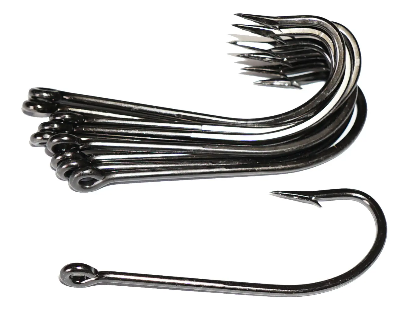 VMC Spinnerbait Trailer Hooks 9255 Black Nickel (10 Pack)