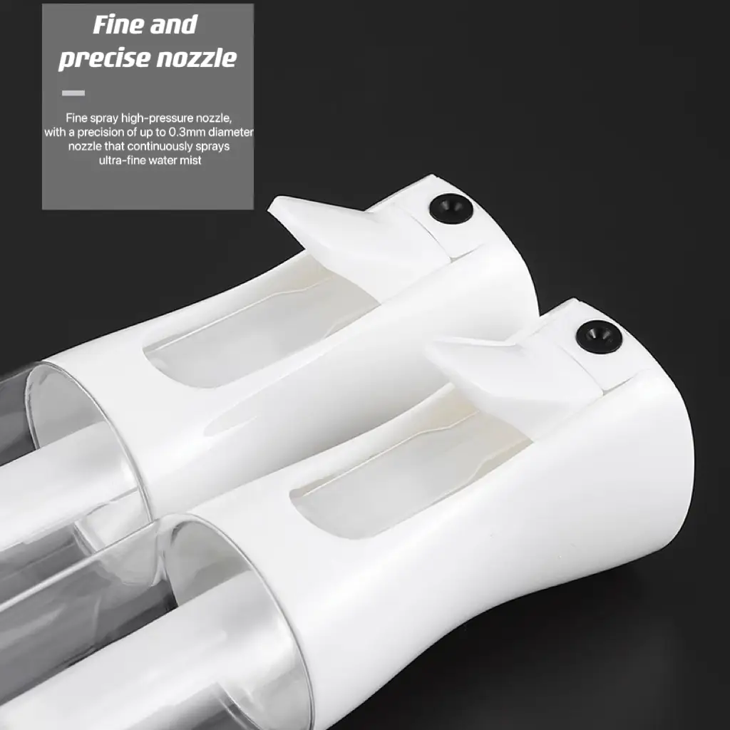 2 count Sprayer Continuous Hair Water Ultra Fine Spray Bottle Propellant Free for Hair, cleaning, gardening, spray and skincare 7.04 oz / 200 ml bisph