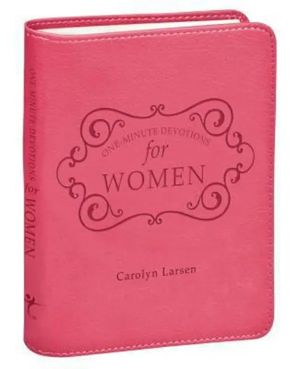USED Book - One-Minute Devotions(r) for Women by Larsen, Carolyn (Leather Bound) - english
