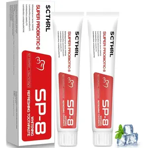 【Ship for Free】SCTHRL 2-Pack SP-8 Probiotic Whitening Toothpaste – Herbal Probiotic Toothpaste with SP-8, Brightens Teeth, Protects Enamel & Refreshes Breath, Ideal for Daily Oral Care