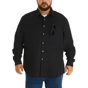 Big and Tall Mens Cotton Button Down Shirt 3XL-7XL