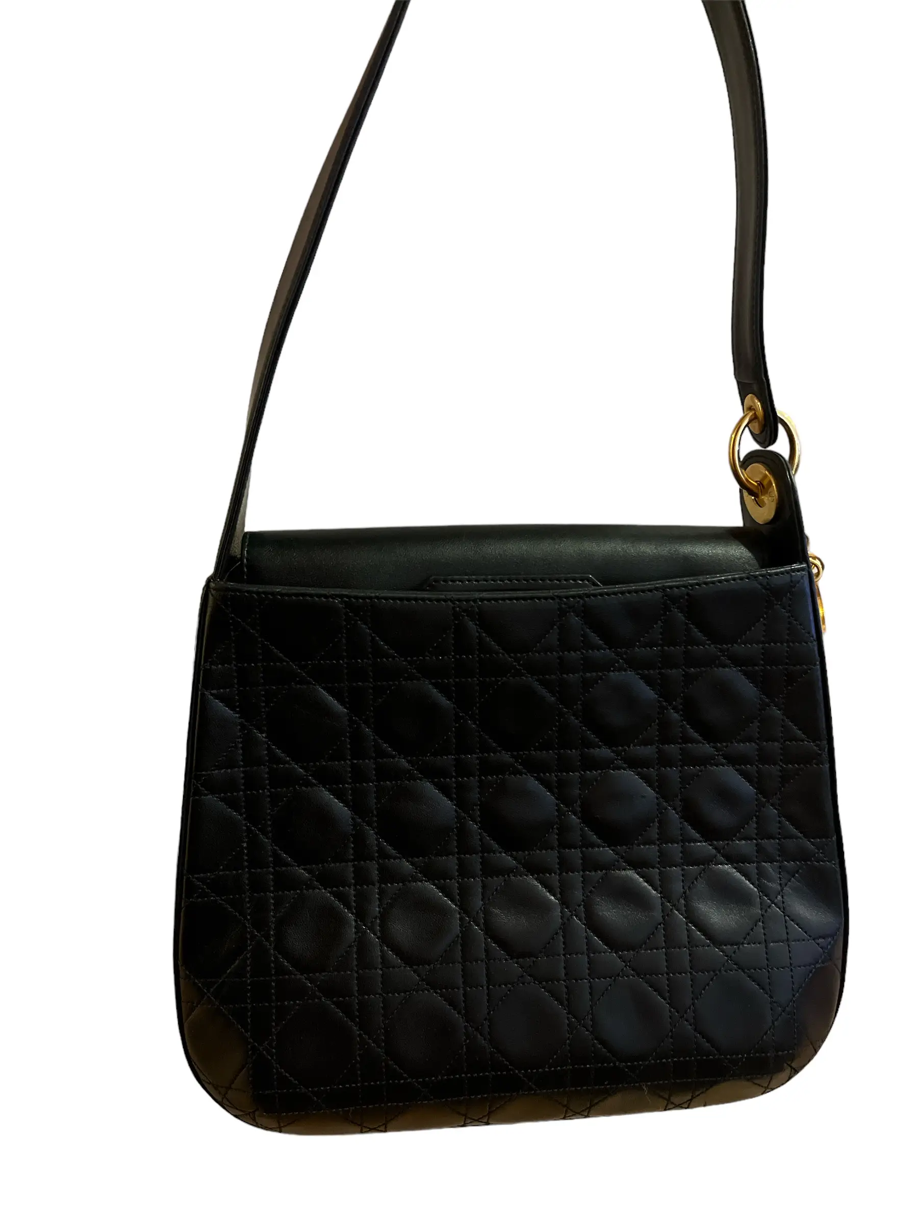 Pre-owned Dior Leather Shoulder Bags Cannage