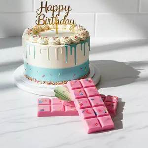 Happy Birthday Wax Melts Pink(Birthday Cake Scented)