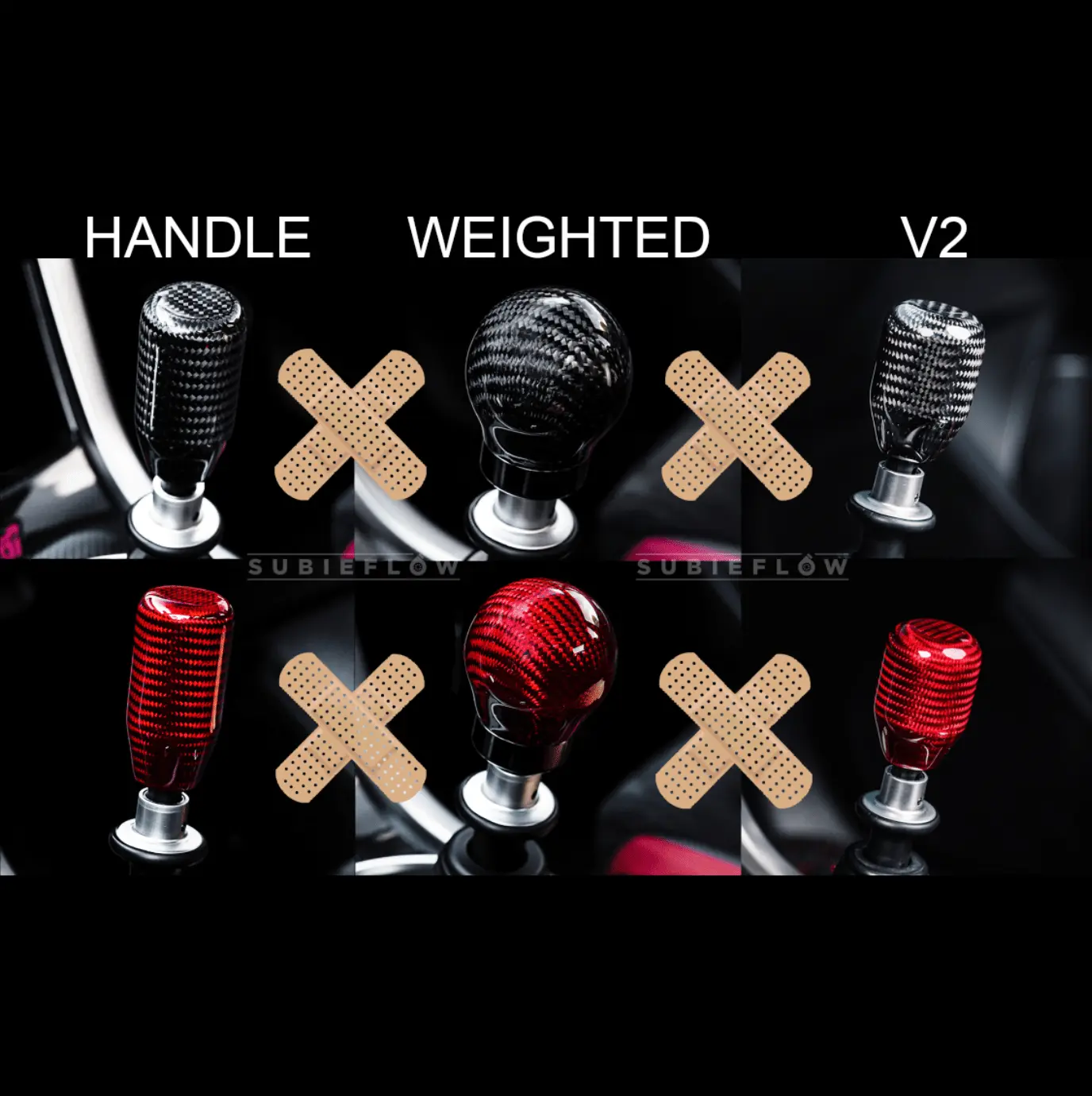 Damaged Shift Knobs