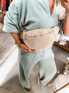 Susie Suede Bum Bag-Oat