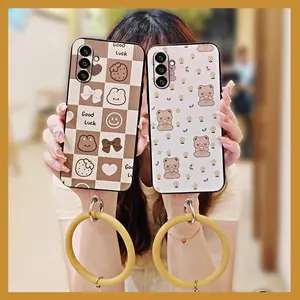 Cute Dirt-resistant Phone Case For Samsung Galaxy A13 5G/A04S/Wide6/SM-A136 Anti-knock Waterproof Creative heat dissipation Protective Back Cover Youth Personality Solid Color