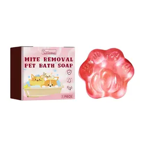 Yegbong Pet Soap Relieves Itchy Skin Smooths Coat in Cats & Dogs Anti-Mite Cleaning Soap for Pets