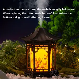 Chinese Architecture Style Humidifier, Home Silent Office Portable, Pregnant Women Baby Hydration Car Dual Mist Dorm Moisturizer, Silent Spray Humidifier