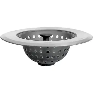 OXO Good Grips Silicone Sink Strainer, Black