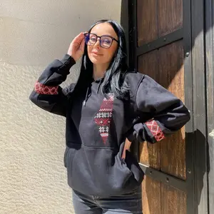 palestinian hoodie Comfort Womenswear Love Embroidery