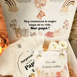 Pregnancy Announcement Gift Box for Expectant dads