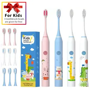 Usb Children'S Electric Toothbrush For Home And Travel, Soft-Bristle Toothbrush, Electric Toothbrush For Kids, Fully Automatic Toothbrush To Protect Teeth