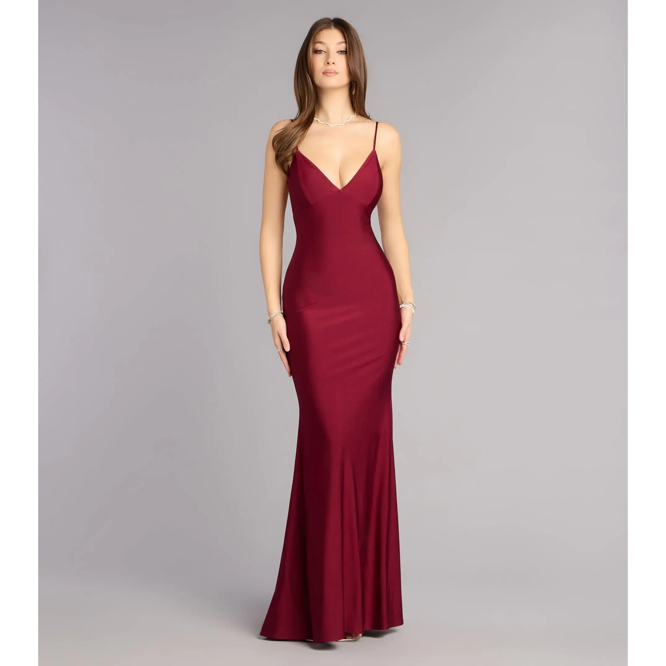 Haley Open Back Sash Mermaid Formal Dress - TikTok Shop