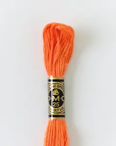 DMC Embroidery Stranded Thread - Six-Strand Embroidery Floss - 3340 - Hot Peach