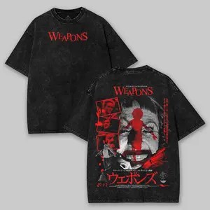 WEAPONS Horror Movie Shirt | Zach Cregger Film Tee | A24 Style ARG Horror | Nightmare Arcade Merch | Analog Scary Film Shirt Cotton Fabric