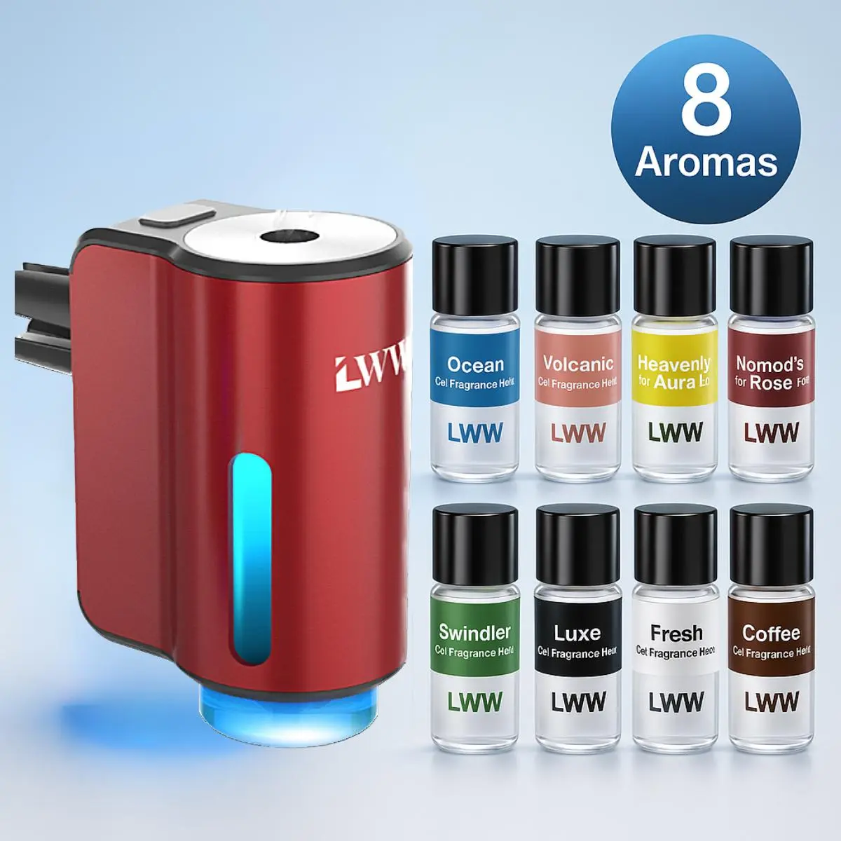 (8 bottles) - RED - Mixed Flavors