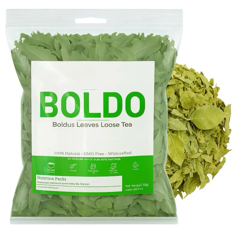 VIRAL Boldus (Boldo) Flavor Herbal Tea - 100% Natural Wild-Crafted Loose Leaf Vegan Beverage, Peumus Boldus Herbal Remedies, Made in Mexico, Boldus Flavor