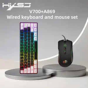 Wired Keyboard Mouse Set, Membrane Keyboard + Wired Mouse, Compatible with Ps4, Xbox, PC, Laptop, Only Wired Connection