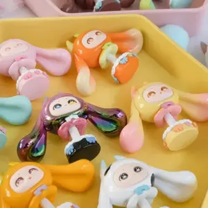 Samael Bunny Lollipop Series Q-Bean Blind Box – Cute  Candy Bunny,Designer Collectible Toy