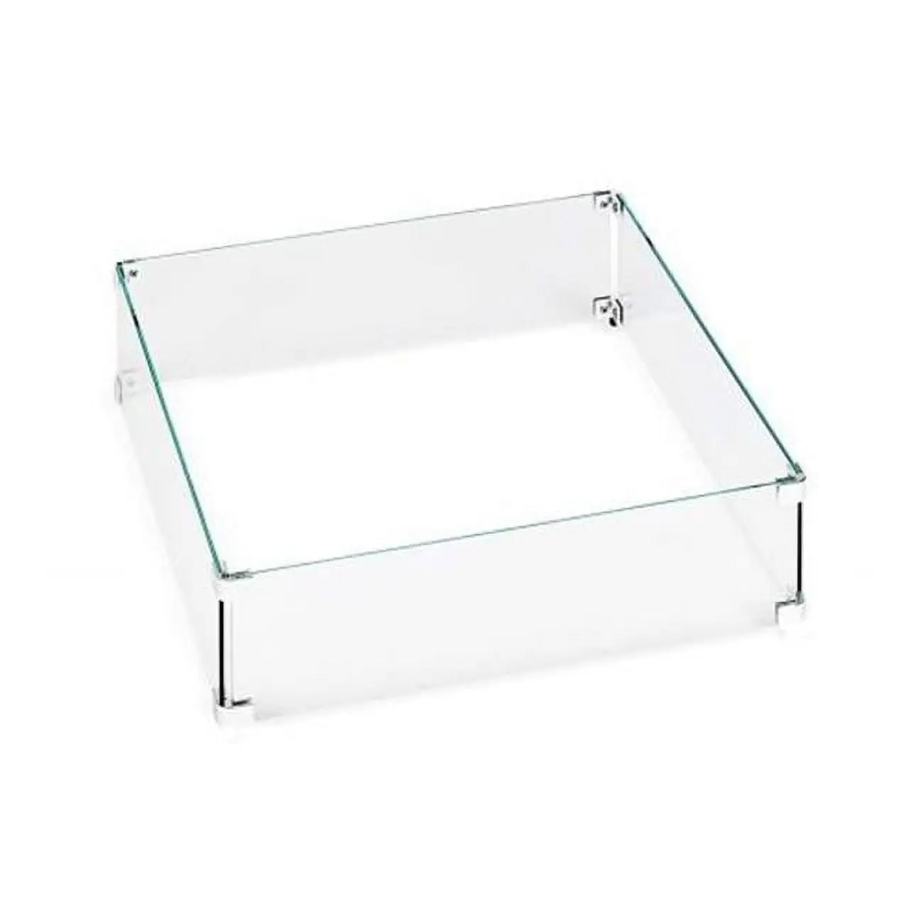 22 x 22 in. Square Glass Wind Screen, Clear