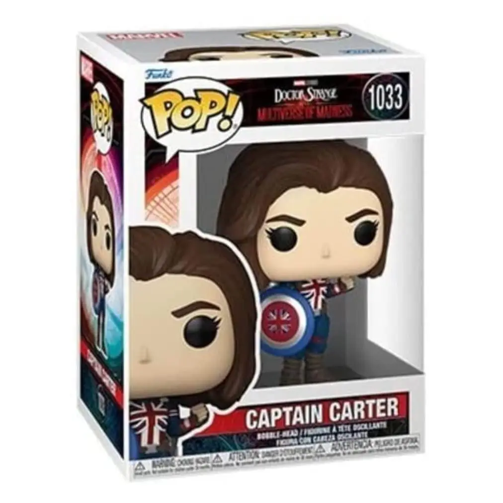 Funko POP! Marvel Studios Doctor Strange Multiverse of Madness Captain Carter #1033