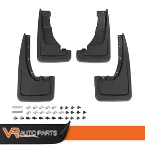 Splash Guards Mud Flaps New 4PCS/Set Black Fit For 2022-23 Ford Maverick XL XLT