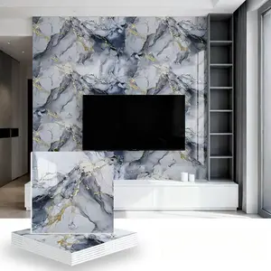 30/50 self-adhesive bathroom tiles, marble-patterned wallpaper stickers, waterproof wall panels, suitable for bathrooms, kitchens, and living rooms, easy to peel and stick, for TV background wall decoration, modern wall decor, simple installation