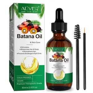 ALIVER Batana Oil for Hair & Skin & Eyebrows & Eyelashes 2.02 fl oz（60ml） Haircare Comfort,batanahairoil