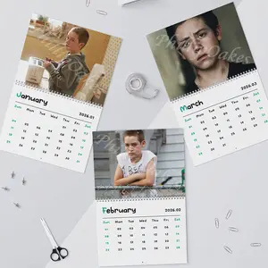Carl Gallagher Movie Wall 2026 Calendar for Fan Lover 270gsm Premium Paper 11x8.5 & 14x11.5 Inches Eco-Friendly Design